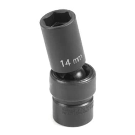 Light House Beauty 0.38 in. Drive x 13 mm Semi-Deep Universal Impact Socket LI3646698